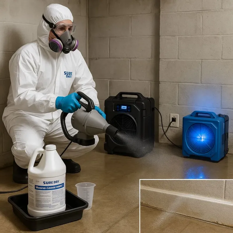 Sanitization and Odor Removal process in Bassett, VA