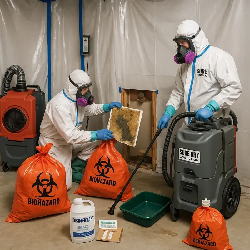 Contaminated Water Handling Protocols process in Bassett, VA